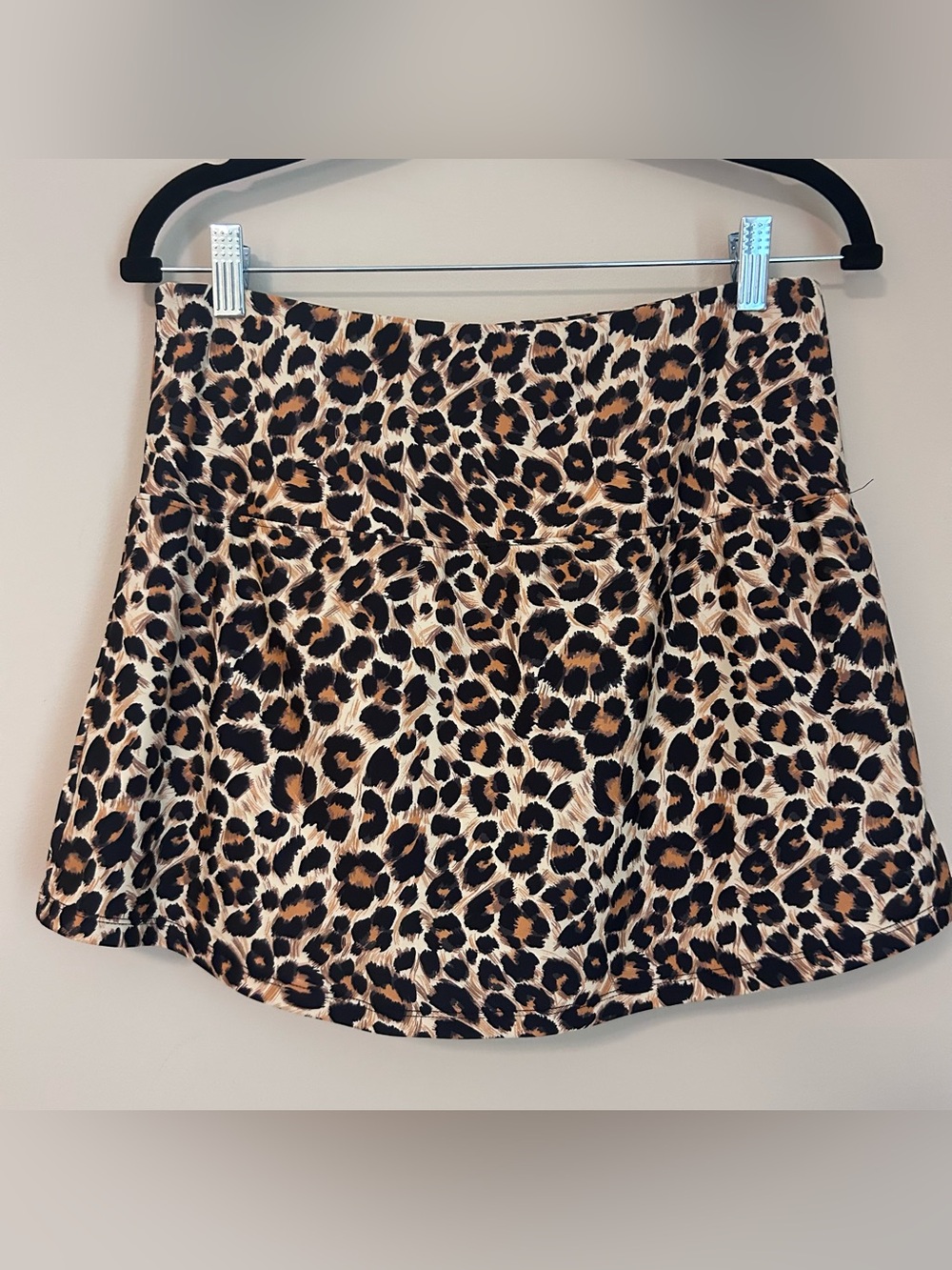 Soothfeel Leopard Womans Skort Large Ruffle Athletic Tennis Golf Skirt Shorts
